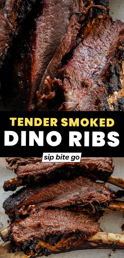 Smoked Dino Ribs Traeger Recipe Pellet Grill Beef Ribs, Smoked Dino Beef Ribs, Smoked Beef Ribs In Pellet Smoker, Dinosaur Ribs Recipe, Dino Ribs Beef, Smoked Ribs In Pellet Smoker, Smoked Beef Ribs Recipe, Beef Plate Ribs, Grilled Beef Ribs