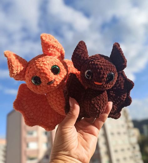 crochet a cute Halloween bat with us detailed step-by-step pattern with photos pattern assume basic knowledge of crochet  this is not a finished product, this is a PDF pattern Crochet Bat Pattern, Bat Crochet, Crochet Bat, Crochet Halloween, Animal Crochet, Bat Pattern, Photo Pattern, Crochet Business, Basic Knowledge