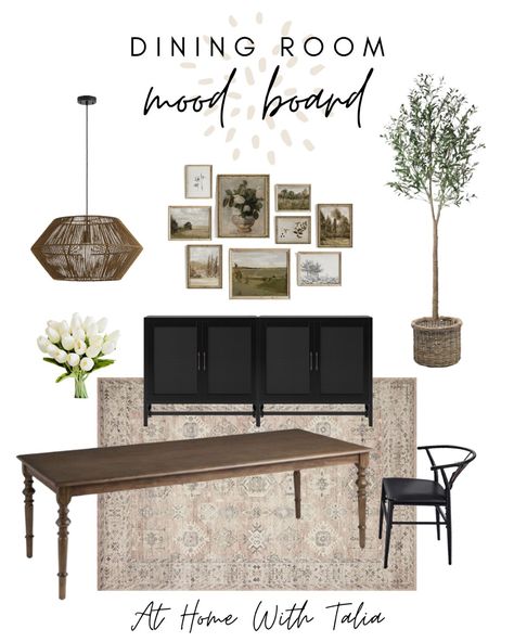 Transitional Dining Room Mood Board, Modern Vintage Dining Room Ideas, Cozy Dinning Rooms, Light Academia Dining Room, Dining Mood Board, Moody Dining Room Ideas, Modern Vintage Dining Room, Dining Room Mood Board, Dining Room Aesthetic