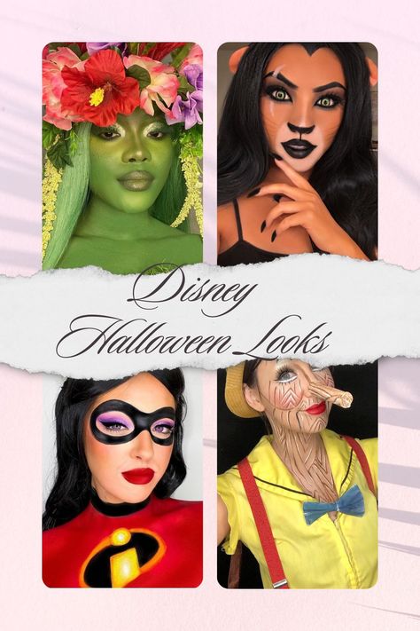 Once Upon a Halloween: Disney-Inspired Makeup for a Magical Night Villain Makeup Looks, Disney Makeup Halloween, Halloween Disney Makeup, Disney Character Halloween Makeup, Halloween Makeup Disney, Villian Makeup Looks, Disney Halloween Makeup Ideas, Disney Halloween Makeup Looks, Disney Villians Makeup