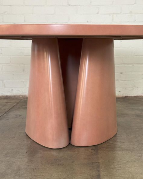 Contemporary Indoor Dining Table in Terracotta Lacquer Price: 1050 Dimensions: W60 H39.5 KC27.5 Vintage Mid Century Furniture, Indoor Dining, Mid Century Vintage, Vintage Furniture, Mid Century, Dining Table, Furniture