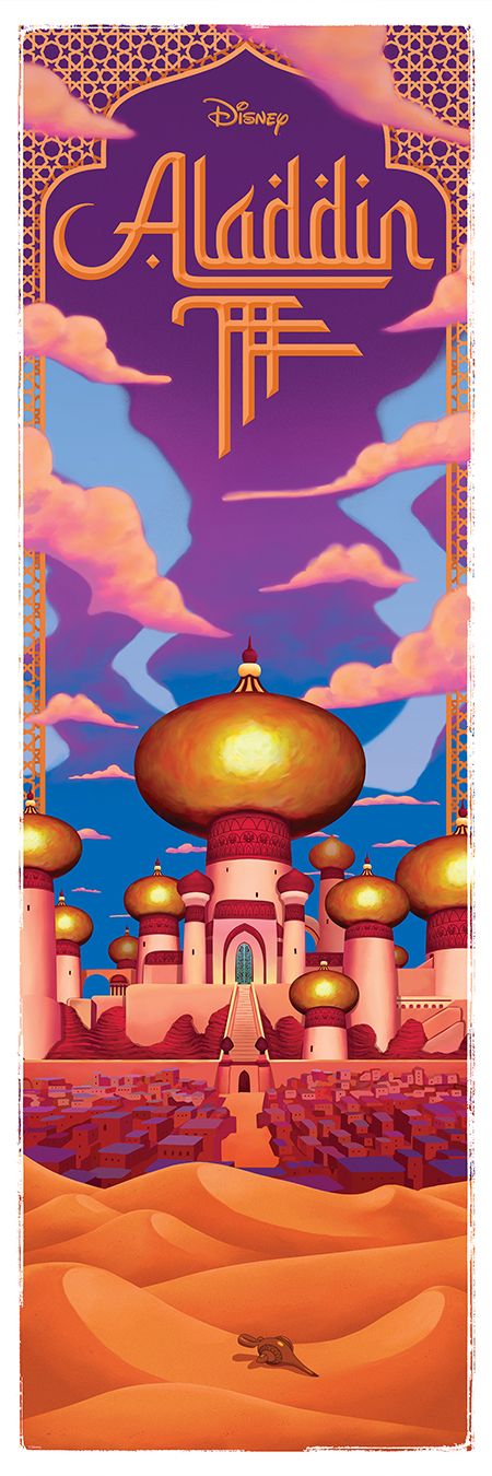 New Ben Harman Disney Posters: Aladdin, 101 Dalmatians, The Aristocats & More – /Film Alice In Wonderland Poster, Alice In Wonderland Print, Aladdin 1992, Disney Movie Posters, Disney Posters, Walt Disney Animation, Pop Culture Art, Disney Aladdin, Alternative Movie Posters