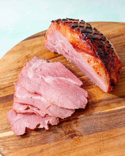 Best Gammon Joint in the Air Fryer (with glaze!) Air Fryer Gammon, How To Cook Gammon, Slow Cooker Gammon, Paleo Honey Mustard, Air Fryer Ham, Gammon Recipes, Air Fryer Cake Recipes, Airfryer Recipe, Cottage Cheese Pasta