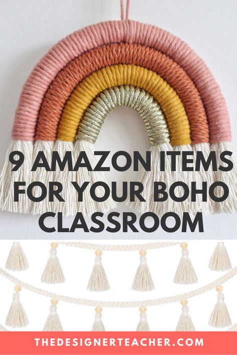 Diy Boho Classroom Decor, Boho Theme Classroom Decor, Boho Chic Classroom Decor, Boho Door Decor Classroom, Boho Classroom Decor Ideas Preschool, Boho Preschool Classroom Decor, Classroom Boho Theme, Boho Chic Classroom, Boho Preschool Classroom