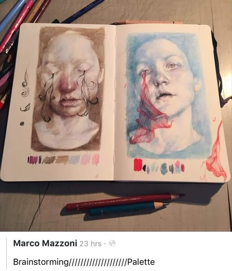 Marco Mazzoni, Ib Art, Sketchbook Journal, Sketch Books, Sketchbook Inspo, 수채화 그림, Inspo Art, Arte Sketchbook, Sketchbook Pages