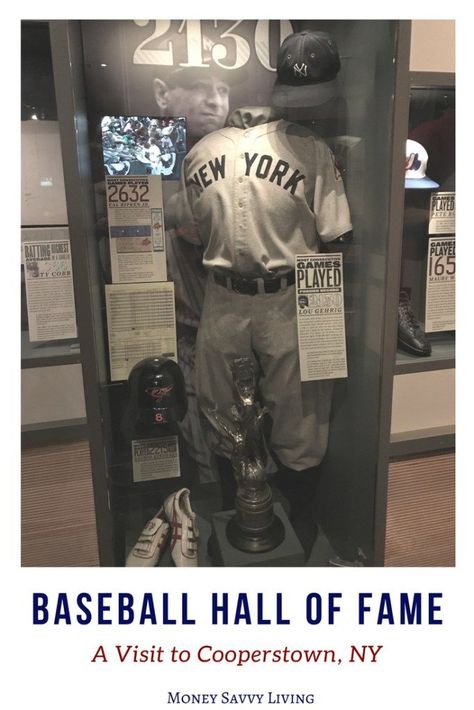 Planning Your Trip to Cooperstown, NY and the Baseball Hall of Fame // Money Savvy Living #thisisCooperstown #CNY #baseball Cooperstown Ny, Frugal Travel, Travel Baseball, Baseball Hall Of Fame, Money Savvy, Old Train Station, East Coast Road Trip, New York Style Pizza, Hometown Pride