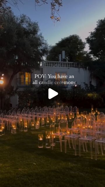 Green Wedding Shoes | Jen on Instagram: "A candlelit ceremony ✨

This stunning ALL candle ceremony designed by @luna_design_studios has our heart … so simple yet so romantic!

👉🏼 Send this to a friend who is getting married and is looking for wedding inspo or save for your own future wedding! ❤️

planning & design: @luna_design_studios | venue: @parkerpalmsprings 

#weddinginspiration #weddingceremony #weddingaisle #weddingdecor #weddingstyle" Candlelit Ceremony Weddings, Candle Light Ceremony Wedding, Wedding Welcome Sign Candles, Wedding Candles Ceremony, Candles Down Ceremony Aisle, Candle Lite Wedding Ceremony, Candlelit Wedding Ceremony, Candlelit Ceremony, Candle Lit Ceremony