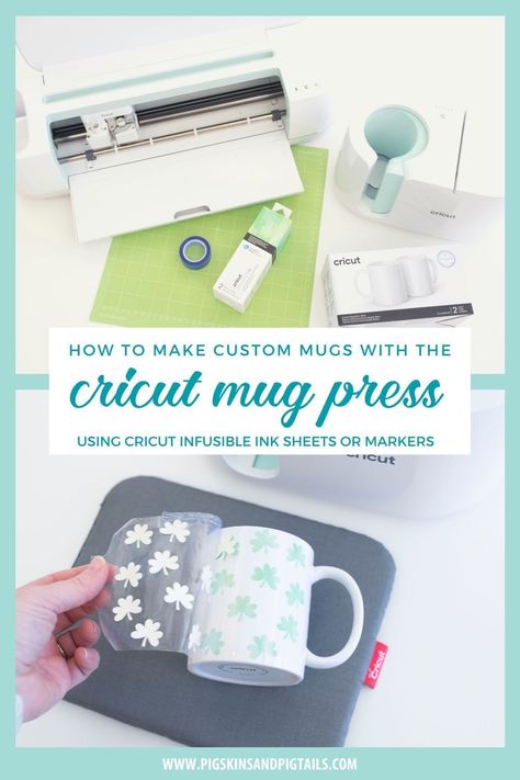 #sponsored Learn how to make custom mugs with the Cricut Mug Press using Cricut Infusible Ink sheets and markers. Perfect, personalized gifts made easy. #CricutMugPress #CricutMade How To Use Cricut Mug Press, Cricut Mug Designs, Cricut Tumbler, Cricut Mugs, Cricut Mug Press, Fun Diy Craft Projects, Branded Mugs, Using Cricut, Mug Press