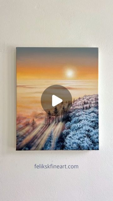 Feliks Kaparchuk on Instagram: "Easy way to blend with acrylics! Btw this is the last day of original painting sale at felikskfineart.com" February 3, The Last Day, Last Day, Original Paintings, The Originals, On Instagram, Instagram, Art