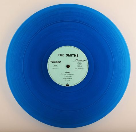 The Smiths – Panic blue vinyl The Smiths Vinyl, Smiths Vinyl, Blue Music, Vinyl Aesthetic, Blue Song, The Smiths, Vinyl Cd, Vinyl Music, Movie Soundtracks