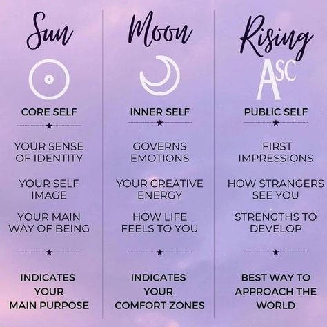 Crystals & Tarot Readings🌙 on Instagram: “Not too sure what your ☀️,🌙 & ⬆️ signs mean? ♡ Let me know your 3 below! 🖤 ♡ 📸@lovebyluna” Understanding Astrology, Wiccan Illustration, Astrology Meaning, Tarot Significado, Spiritual Journals, Birth Chart Astrology, Learn Astrology, Astrology And Horoscopes, Witchcraft Spell Books