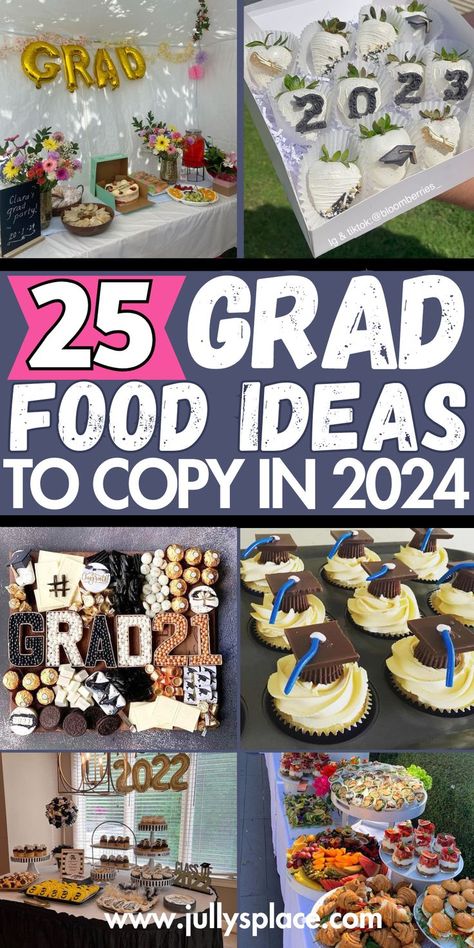 graduation food ideas, grad food ideas, graduation party food ideas Graduation Decorations Centerpieces, Graduation Food Ideas, Grad Food, Graduation Party Food Ideas, Chacuterie Board, Diy Graduation Decorations, Graduation Party Food, Pizza Station, College Grad Party