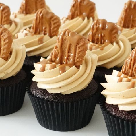 Biscoff Cupcakes. Experience the Unique Flavor. - Cupcake Savvy’s Kitchen Chocolate Biscoff Cupcakes, Cupcake Savvy, Biscoff Buttercream, Biscoff Cupcakes, Condensed Milk Cookies, Best Chocolate Cupcakes, Moist Cupcakes, Cupcakes With Chocolate, Buttercream Decorating