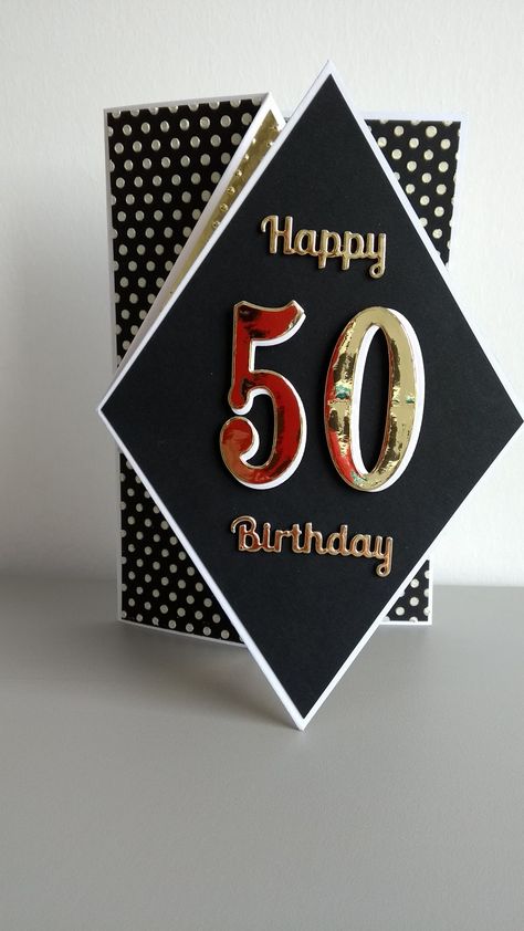 50th Bday Cards For Men, 50th Birthday Card Ideas For Men Turning 50, Masculine 50th Birthday Cards, Cricut 50th Birthday Cards, 50th Birthday Cards For Men Turning 50, 95 Birthday, 1st Birthday Cards, 50th Birthday Cards, Happy 50th Birthday