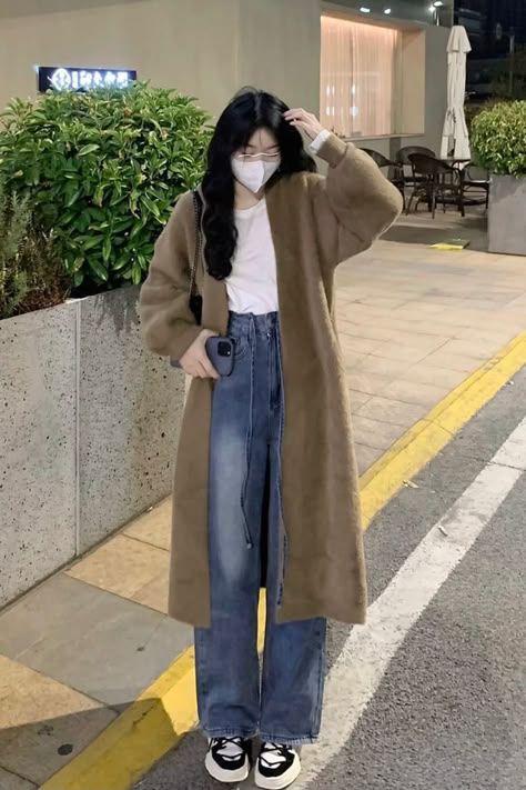 Outfit For Tall Girl, Tall Girls Outfits, Korean Casual Outfits Women, Smart Girl Outfit, Korea Fashion Winter, Style Dress Korea, Korea Fashion Casual, Tall Girl Style, Casual Asian Fashion