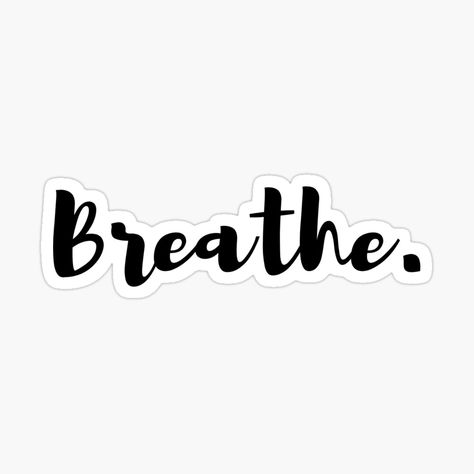 Relax Word, Breathe Sticker, Calligraphy Aesthetic, Peace Word, Word Calligraphy, Hitman Agent 47, Agent 47, Ashtanga Yoga, Relax Time