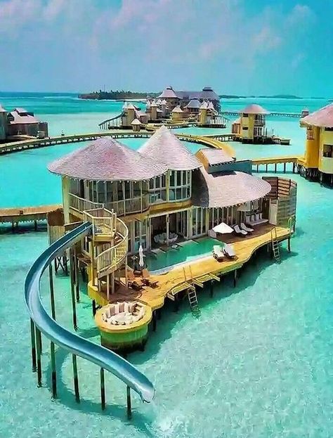 Over Water Bungalow, Bora Bora Bungalow, Soneva Jani, Water Bungalow, Water Villa, Honeymoon Ideas, Dream Vacation, Bora Bora, Bungalow