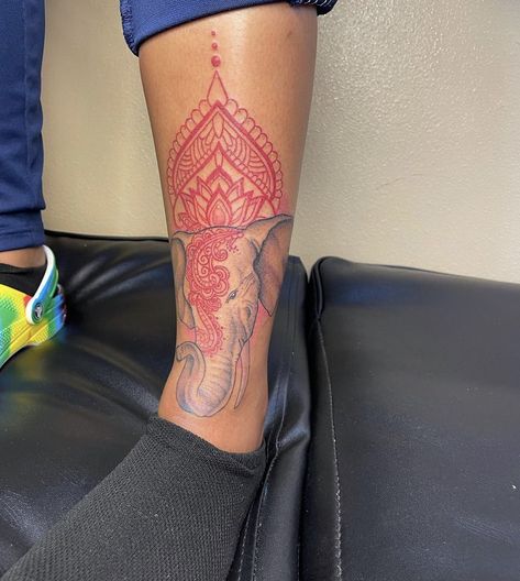 Elephant Foot Tattoo, Ankle Foot Tattoo, Colorful Elephant Tattoo, Cute Thigh Tattoos, Feminist Tattoo, Cuff Tattoo, Feminine Tattoo Sleeves, Ankle Tattoos For Women, Cute Hand Tattoos