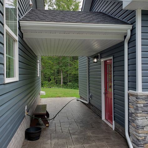 75 Farmhouse Detached Garage Ideas You'll Love - May, 2024 | Houzz Farmhouse Detached Garage, Detached Garage Ideas, Detached Garage Designs, Carriage Style Garage Doors, Stamped Concrete Driveway, Craftsman Garage, Garage Construction, Garage Pictures, Garage Door Panels