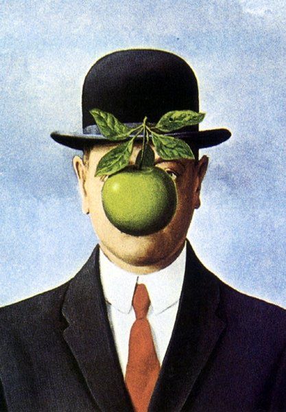 Classic Magritte Magritte Art, Thomas Crown Affair, René Magritte, Arte Peculiar, Rene Magritte, Hur Man Målar, The Son Of Man, Famous Art, Art And Illustration