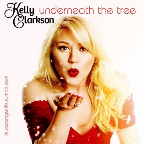 Black Christmas Trees, Christmas Albums, Kelly Clarkson, Album Photo, The Tree, Red Christmas, Photo Shoot, Love Her, Hot Pink