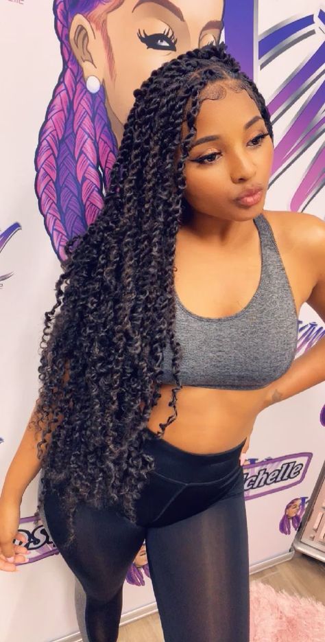 Passion Twists, Faux Locs Hairstyles, Twist Braid Hairstyles, Girls Hairstyles Braids, African Braids Hairstyles, Braided Hairstyles For Black Women, Braided Hairstyles Easy, Kids Braided Hairstyles, Locs Hairstyles