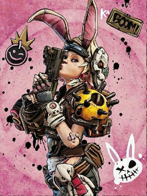 Tiny Tina Borderlands, Borderlands Characters, Borderlands 1, Borderlands Series, Borderlands Art, Tiny Tina, Borderlands 3, Arte Cyberpunk, Picture Frame Art