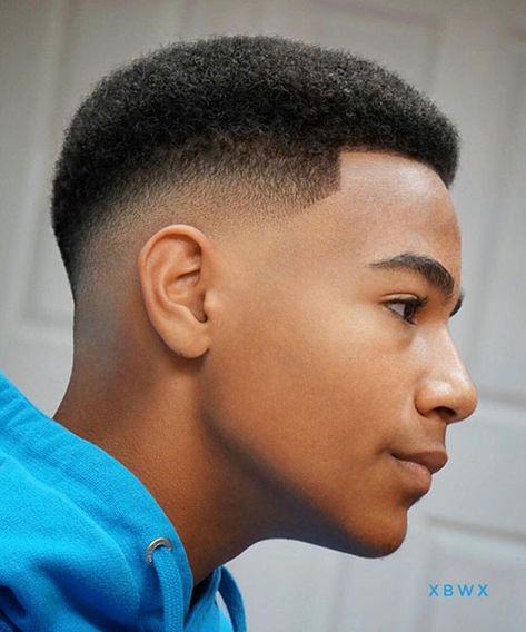 45 Cool Low Fade Haircuts For Men (2020 Gallery) - Hairmanz Black Boys Haircuts Fade, Afro Fade Haircut, High Top Fade Haircut, High Taper Fade, Black Man Haircut Fade, Top Fade Haircut, Black Boy Hairstyles, Mid Fade Haircut, Black Boys Haircuts