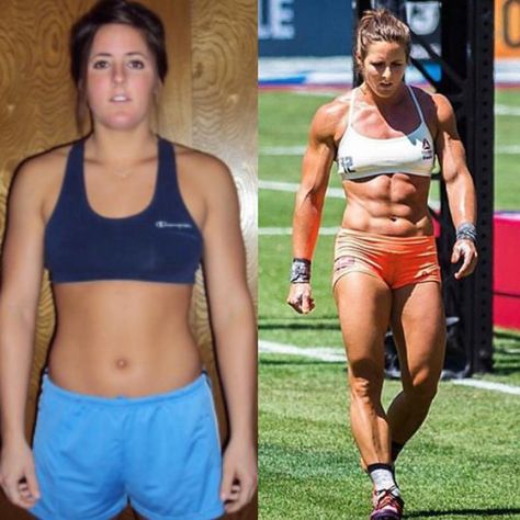 Stacie Tovar "was the life of the party back then at age 23 and to this day still have zero regrets about the fun I had. Even now I'll still cut loose, in moderation, and rarely of course! Just crazy to think I actually thought I was fit back then. Haha was I fooled! At age 31 here I am on the right, the fittest I've ever been!" Crossfit Body Transformation, Crossfit Transformation, Crossfit Body Weight Workout, Crossfit Body, Crossfit Women, Abs Women, Crossfit Girls, Fit Chicks, Muscle Women