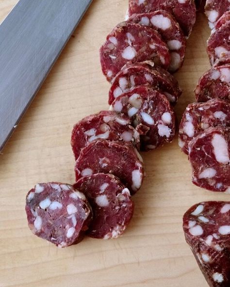 Venison Landjaeger Recipe — Elevated Wild Cured Meat Recipes, Pepperoni Recipes, Venison Meat, Prosciutto Recipes, Curing Salt, Meat Curing, Cream Cheese Spread, Recipes Sausage, Sausage Making