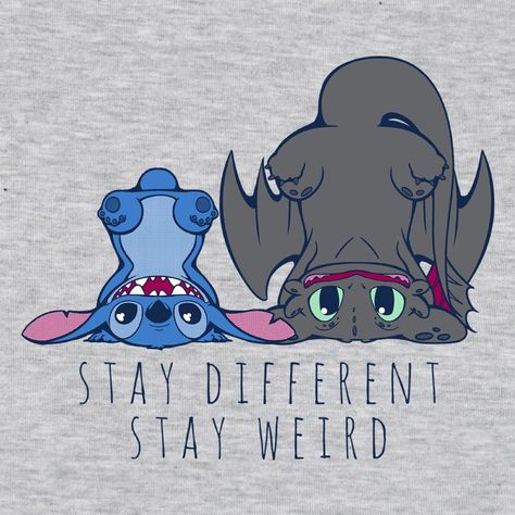 Toothless And Stitch, Stitch Drawings, Stitch Quotes, Cute Animal Quotes, Lilo And Stitch Quotes, Day Of The Shirt, Disney Quotes Funny, Lilo And Stitch Drawings, Stitch Quote