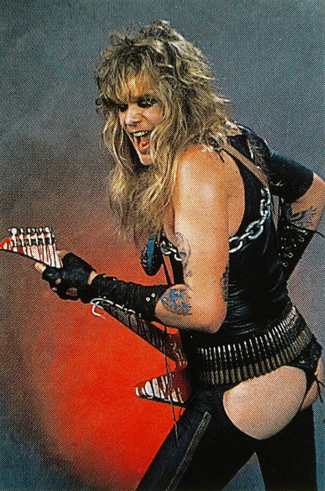 Chris Holmes in W.A.S.P.   #ChrisHolmes #wasp   @WaspFanClub facebook  #WaspFanClub Wasp Band, Chris Holmes, W.a.s.p. Band, A Beast, Glam Metal, Wasp, Heavy Metal Bands, Beetlejuice, Metal Bands