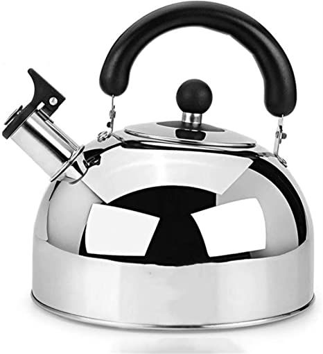 Stovetop Catering Kettle Household Kettle 304 Stainless Steel Thickened Whistle Large Capacity Teapot ZHAOSHUNLI (Color : 5L) Stovetop Kettle, Stainless Steel Stove, Stainless Steel Kettle, Hot Water Dispensers, Whistling Tea Kettle, Tea Kettles, Gas Cooker, Stainless Steel Pot, Water Kettle