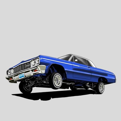 Lowrider Art Cars Lowrider, 65 Impala, Lowrider Arte, Lowrider Art, Lowrider Cars, Lets Go, Lowrider, A Drawing, Art Cars