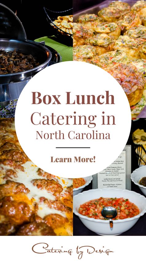 Are you looking for the best catering service for your event? We will deliver box lunches to your events in North Carolina! Check out our menus to find your perfect catering plan. box lunch ideas | box lunch ideas catering food | box lunch ideas for party | box lunch ideas catering picnic | box lunch ideas catering for kids | holiday catering | Catering display | Catering display elegant | Social event catering Corporate Lunch Ideas Catering, Box Lunch Ideas Catering Food, Lunch Catering Ideas, Picnic Box Lunch, Boxed Lunch Catering, Box Lunch Ideas, Birthday Party Catering, Holiday Catering, Box Lunches