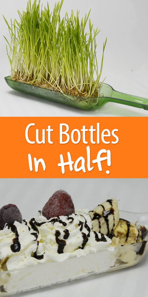 Make interesting bottle dishes, planters, and other cool things with an old wine bottle. Cut Bottles, Old Wine Bottle, Wine Bottle Planter, Wine Bottle Project, Liquor Bottle Crafts, Old Wine Bottles, Recycled Wine Bottles, Empty Wine Bottles, Wine Bottle Candles