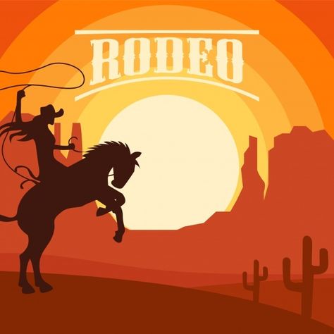 Horse Backgrounds Wallpapers, Rodeo Backgrounds, Rodeo Illustration, Wallpaper Horse, Cowboy Sunset, Rodeo Art, Horse Background, Sunset Logo, American Comic