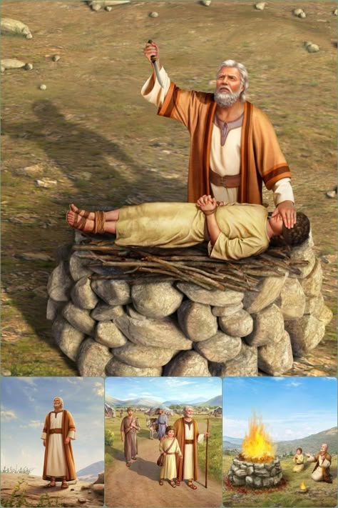 Abraham In The Bible, Hazrat Ibrahim, Jesus Love Images, Biblical Artwork, Jesus Artwork, Bible Words Images, Bible Illustrations, Bible Images, Jesus And Mary Pictures