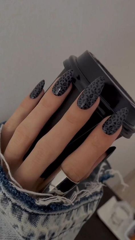 Western Nails, Work Nails, Leopard Nails, Black Nail Designs, Nail Nail, New Year's Nails, Manicure Y Pedicure, Fabulous Nails, Chic Nails