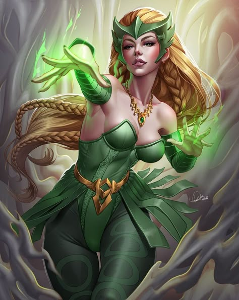 Enchantress by Douglas Bicalho Enchantress Marvel, Marvel Heroines, Comic Company, Anime Stars, Shop Art Prints, Superhero Comics, Geek Art, Marvel Comics Art, Comic Movies