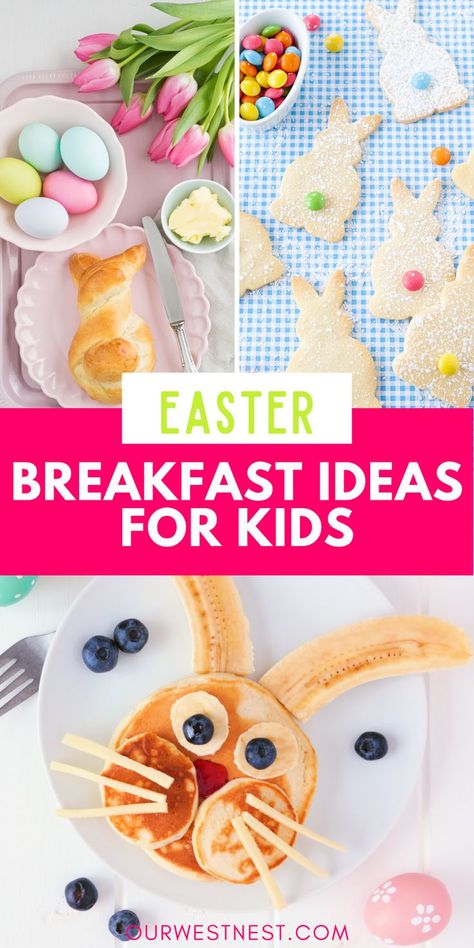 Make these easy and fun Easter breakfast ideas for kids! These cute and delicious easter recipes for kids are the perfect foods to enjoy for Easter morning! Everyone will love these kid-friendly breakfast ideas for Easter Sunday! Easter Bunny Breakfast, Easter Recipes For Kids, Easy Easter Breakfast, Easter Breakfast Ideas, Bunny Breakfast, Easter Teacher Gifts, Breakfast Ideas For Kids, Kid Friendly Breakfasts, Easter Breakfast