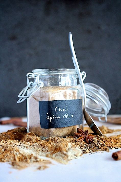 Keto Chai Tea Mix Recipe, Chai Tea Latte Mix Recipe Dairy Free, Sugar Free Chai Tea Mix Recipe, Caffeine Free Chai Tea Recipe, Chai Mix Homemade, Sugar Free Chai Tea Latte, Chai Mix Recipe, Homemade Chai Spice, Chi Tea