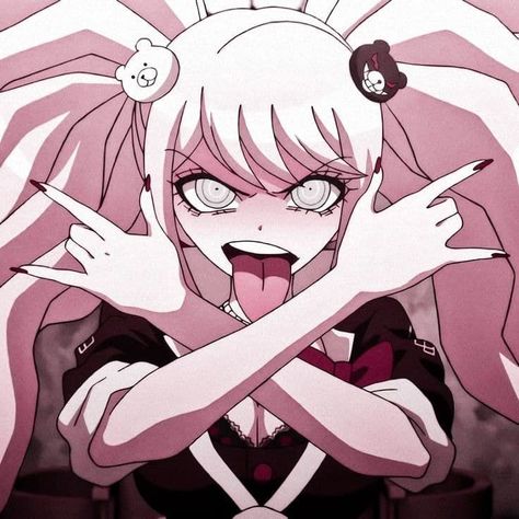 #junko #enoshima #junkoenoshima #animeicon #iconanime #icon #iconn #anime #animee #danganronpa #danganronpaa Danganronpa Junko, Junko Enoshima, 3 Characters, Danganronpa Characters, Very Funny Pictures, I Icon, Danganronpa, Anime Icons, Anime Wallpaper