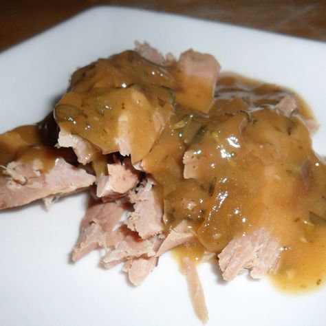 Crock Pot Turkey Legs and Herb Gravy Turkey Leg Recipes Crockpot, Smothered Turkey Legs In Crockpot, Crockpot Turkey Legs Recipes, Turkey Legs In Crockpot, Herb Gravy, Crock Pot Turkey, Roasted Turkey Legs, Expensive Restaurant, Turkey Breast Crockpot