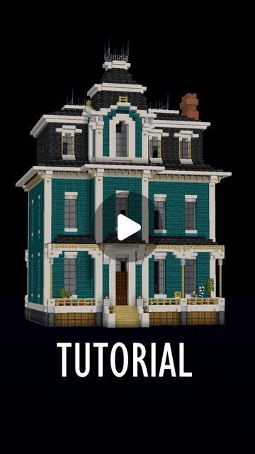 Zeplington on Instagram: "Victorian House in Minecraft #minecrafttutorial #minecraftbuilds" Victorian Minecraft Builds, Victorian Minecraft Houses, Victorian House Minecraft, Minecraft Victorian House, Minecraft Victorian, House In Minecraft, Minecraft Furniture, Minecraft City, Minecraft House