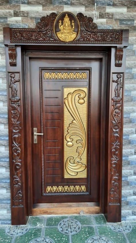 front door decor | front gate design | wooden gate design front door decor front doors front door ideas front gate design wooden gate design wooden gates designs gate design modern Front Single Door Design Wood Modern, Indian Entrance Door Design, Mein Wood Door Design, Main Door Arch Design Entrance, Main Door Vasakal Design, Wooden Main Door Design Wooden Main Door Design Entrance Modern, Maindoors Design Indian, Front Door Design Wood Entrance, Indian Main Door Design Entrance House