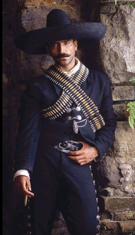 GUNSLINGERS, GUNFIGHTERS, AND OTHER BAD BOYS Mariachi Outfit Men, Mexican Cowboy Outfit, Boys Outfits Aesthetic, Mariachi Outfit, Mexican Heroes, Charro Outfit, Cowboy Character Design, Charro Suit, Mexican Cowboy