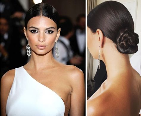 Slick Back Bun Updo, Slicked Back Bridesmaid Hair, Slick Back Updo Wedding Hairstyles, Sleek Bun Wedding Hair, Slicked Back Updo, Katy Perry Hair, Celeb Hairstyles, Low Bun Wedding Hair, Slick Rick