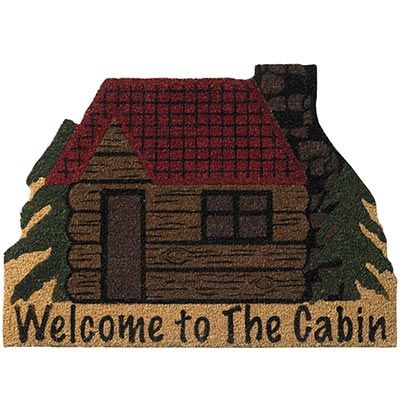 Log Cabin Art, Vintage Log Cabin, Cabin Rugs, Cabin Door, How To Build A Log Cabin, Wood Cabin, Cabin Doors, Black Forest Decor, Building Remodeling