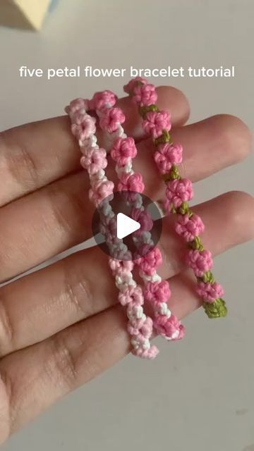 Crocheting | Knitting on Instagram: "Rate this Amazing project (1-10)👇🏽💗 Follow @crochetbae_1 for more crochet & knitting tips 🧶 - DM CREDIT" Crochet Bracelet Tutorial, Making Bracelets With Beads, Beads Patterns, Crochet Patterns Free Beginner, Beginners Crochet, Knitting Tips, Easy Crochet Projects, Thread Bangles, Beginner Crochet Projects